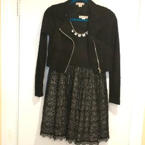 Knit Works Girls 2 Pieces Size 16 Dress